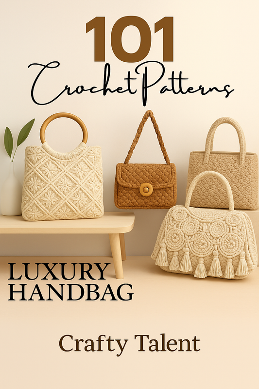 🌟 101 Luxury Crochet Handbag Patterns 🌟 | Instant Digital Download 🧶✨