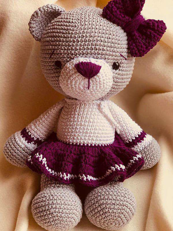 Cute Bear Crochet Pattern β PDF Amigurumi Pattern