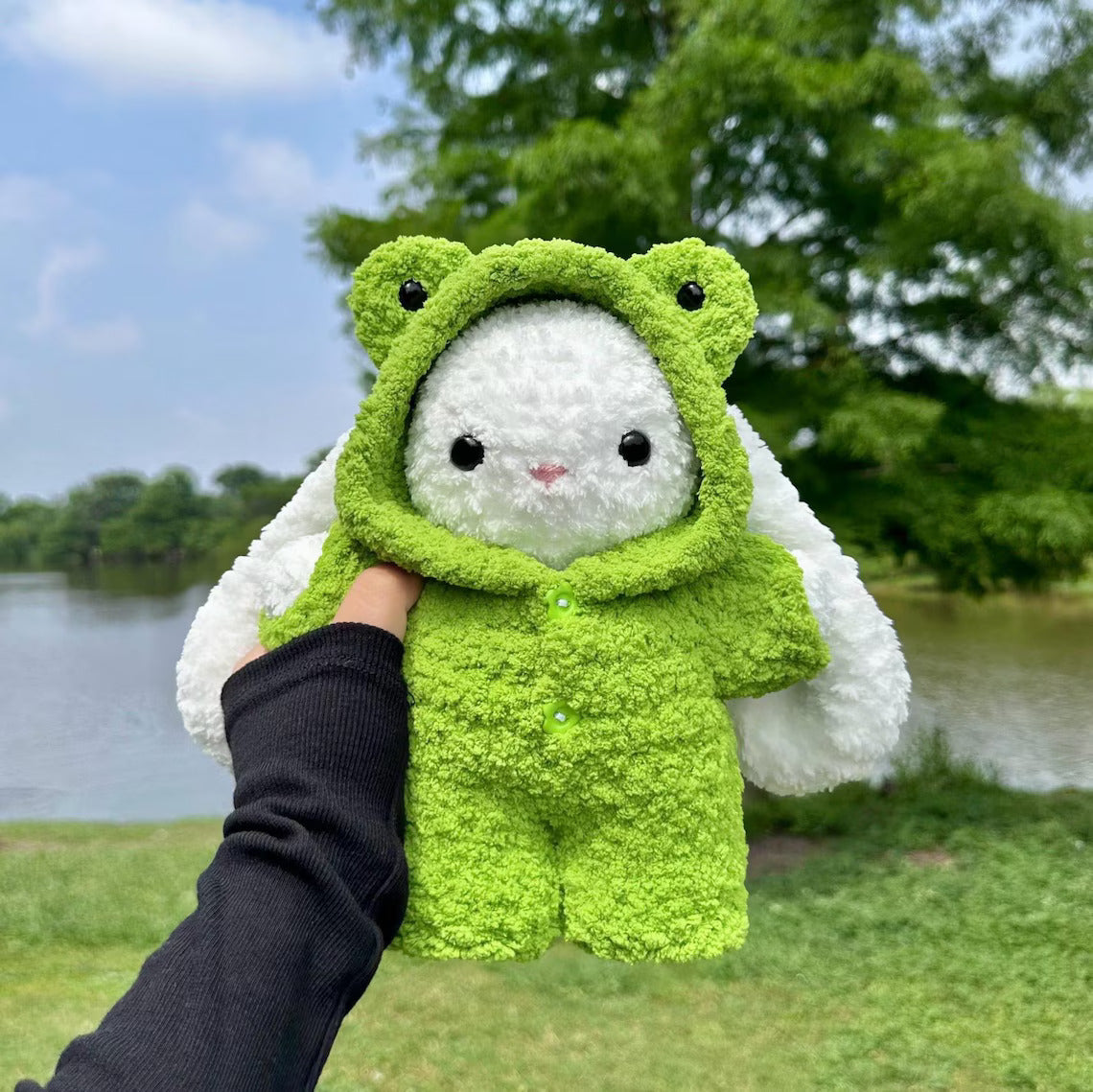 🐇💖 9-in-1 Pajama Bunny Crochet Pattern | Adorable Bunny Plush + Pajama Wardrobe 🧸🌙