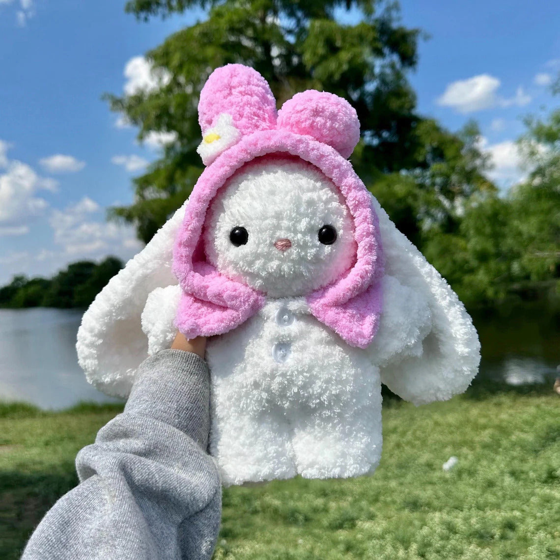 🐇💖 9-in-1 Pajama Bunny Crochet Pattern | Adorable Bunny Plush + Pajama Wardrobe 🧸🌙
