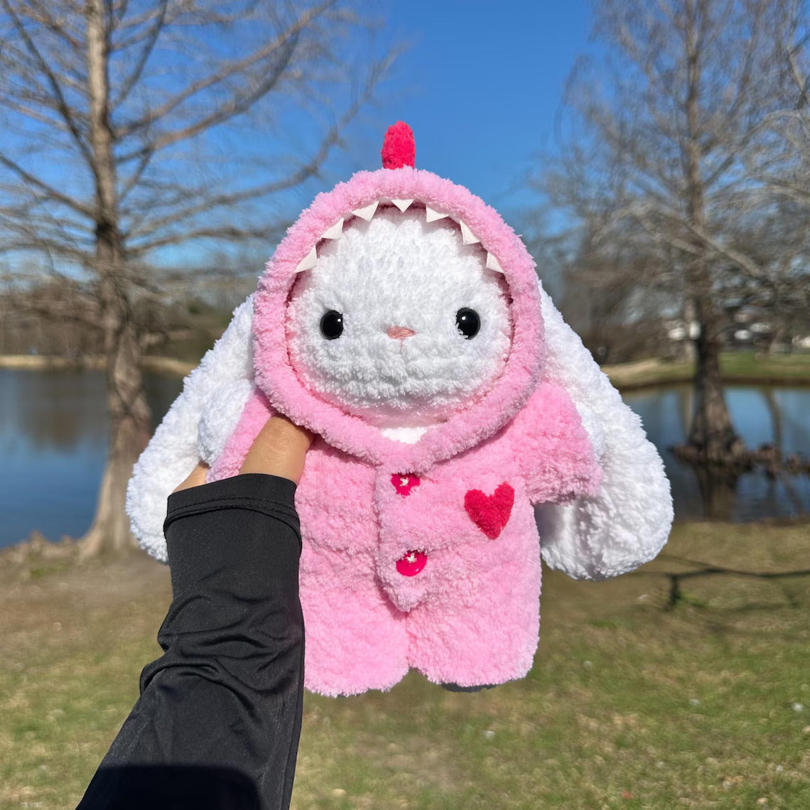 🐇💖 9-in-1 Pajama Bunny Crochet Pattern | Adorable Bunny Plush + Pajama Wardrobe 🧸🌙