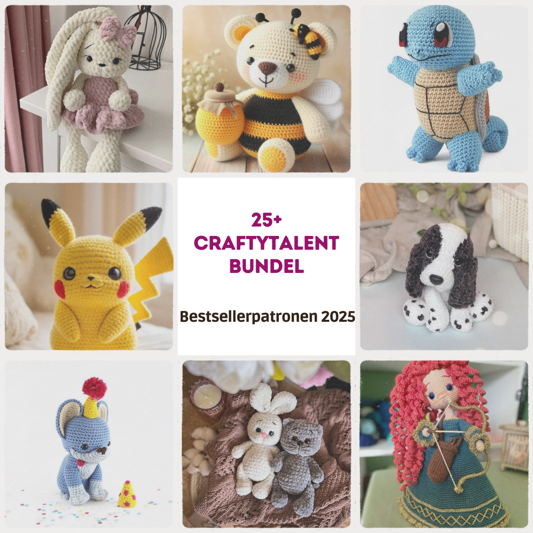 Amigurumi All-Stars 2025: 25+ Bestverkopende Patronen in Één Bundel!🇳🇱 (DUTCH)