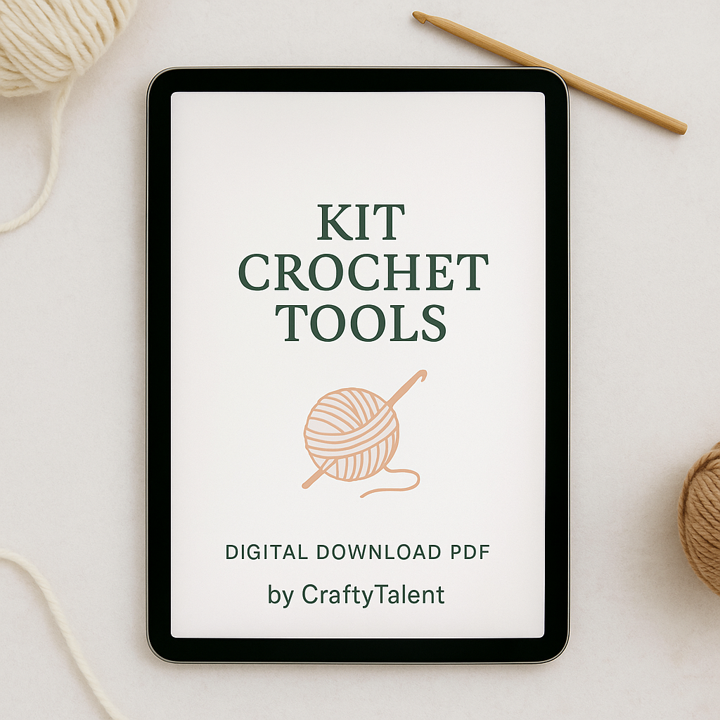 🧶✨ Kit Crochet Tools – The Ultimate Crochet Companion for Every Maker!