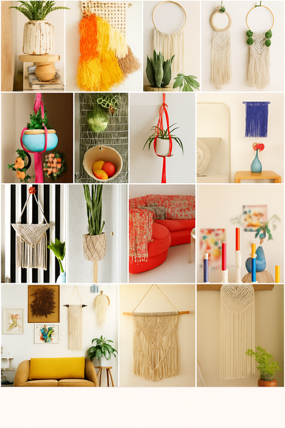 ✨ +25 Macramé Ultimate Patterns - From Beginner to Professional