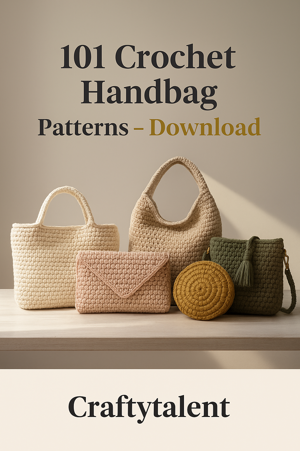 🌟 101 Luxury Crochet Handbag Patterns 🌟 | Instant Digital Download 🧶✨