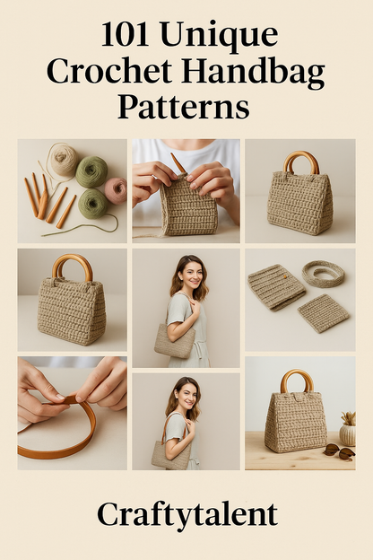 🌟 101 Luxury Crochet Handbag Patterns 🌟 | Instant Digital Download 🧶✨