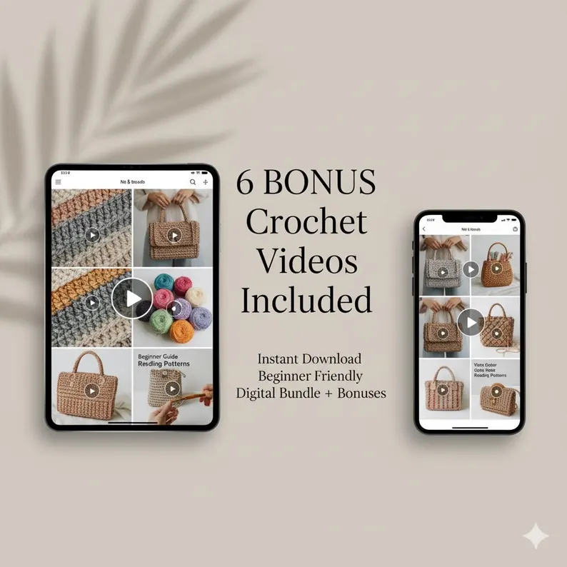 🌟 101 Luxury Crochet Handbag Patterns 🌟 | Instant Digital Download 🧶✨