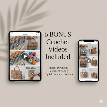 🌟 101 Luxury Crochet Handbag Patterns 🌟 | Instant Digital Download 🧶✨