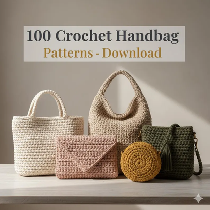 🌟 101 Luxury Crochet Handbag Patterns 🌟 | Instant Digital Download 🧶✨